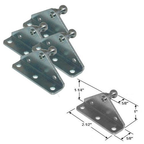 Gordon Glass Co. 10MM Ball Stud Bracket for Gas Spring/Prop/Strut 4 Pack Gordon Glass Co. 10MM Ball Stud Bracket for Gas Spring/Prop/Strut 4 Pack